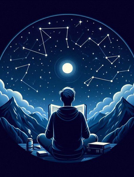 رصد آسمان شب