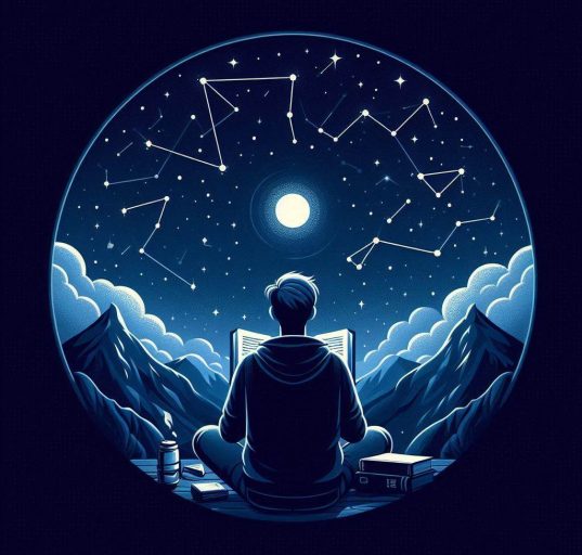 رصد آسمان شب